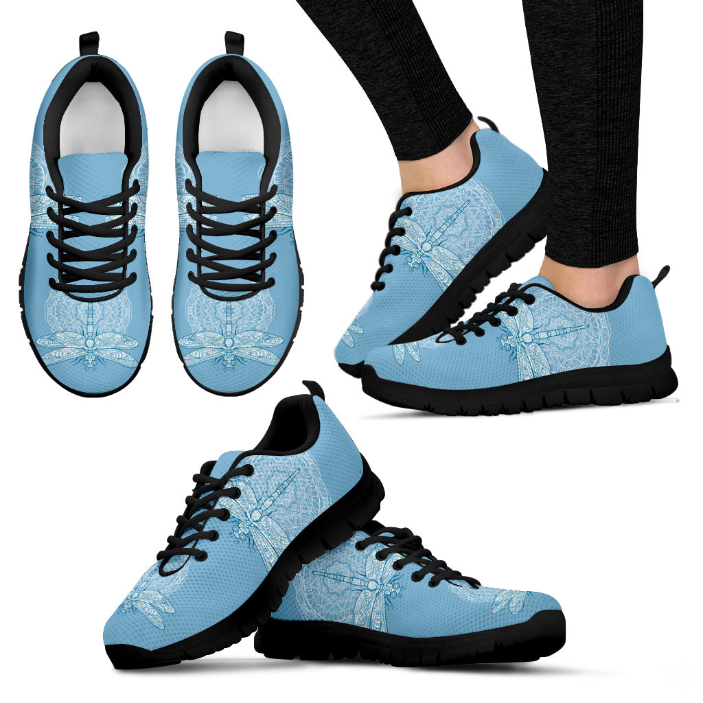 Carolina Blue Dragonfly Sneakers. - JaZazzy 