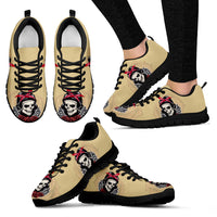 Thumbnail for Woman Skull Handcrafted Sneakers. - JaZazzy 