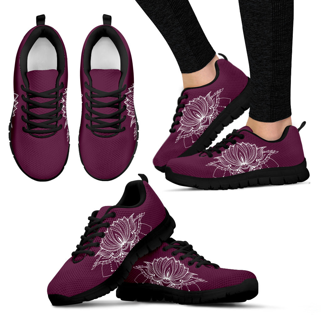 Purple and flower black sole - JaZazzy 