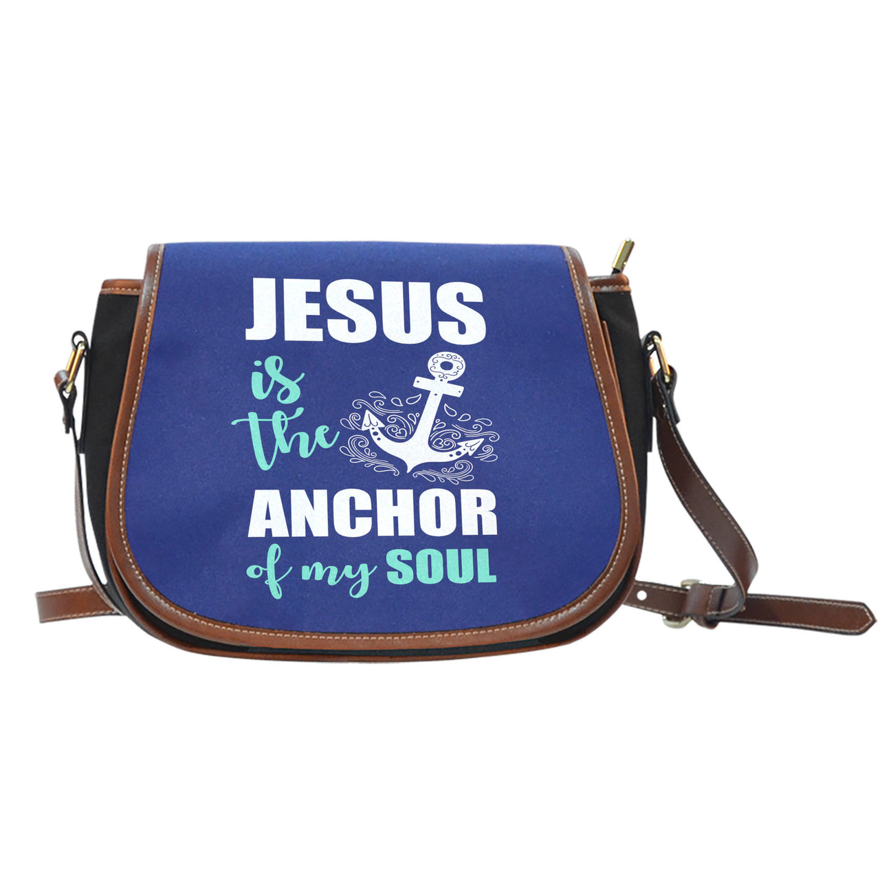 NP Jesus Is The Anchor Saddle Bag - JaZazzy 