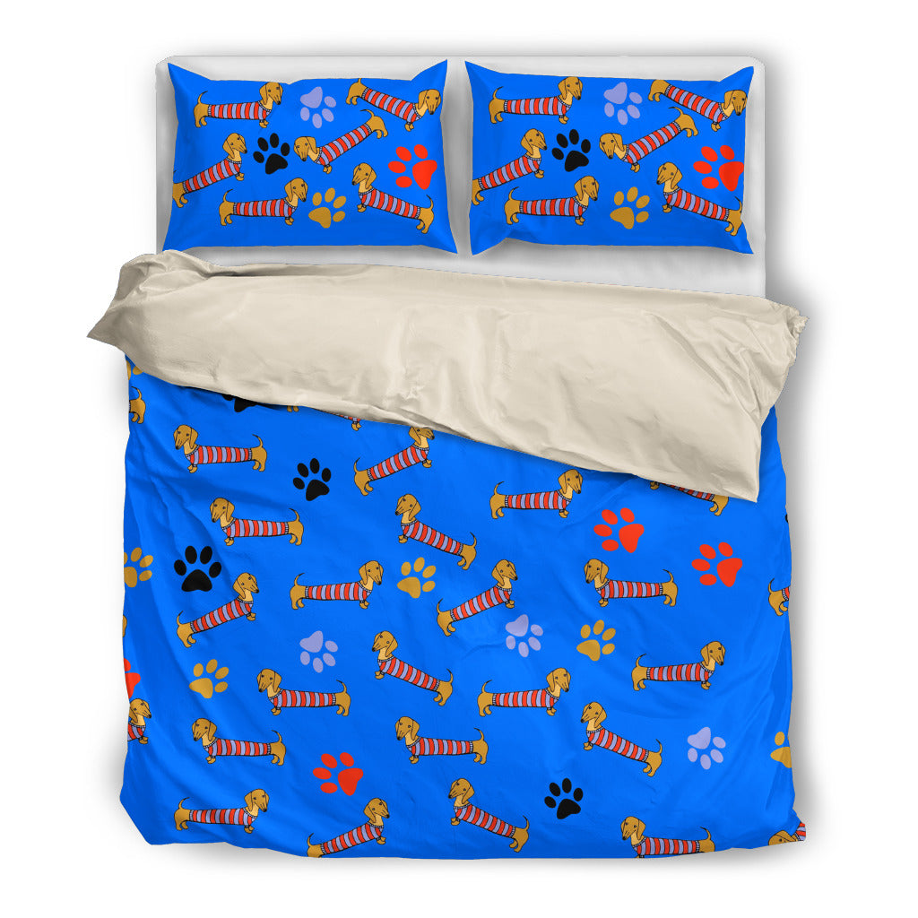 Blue bedding with duchshunds - JaZazzy 