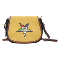 Thumbnail for OES Saddle Bag_Assorted Logo Leather Print - JaZazzy 