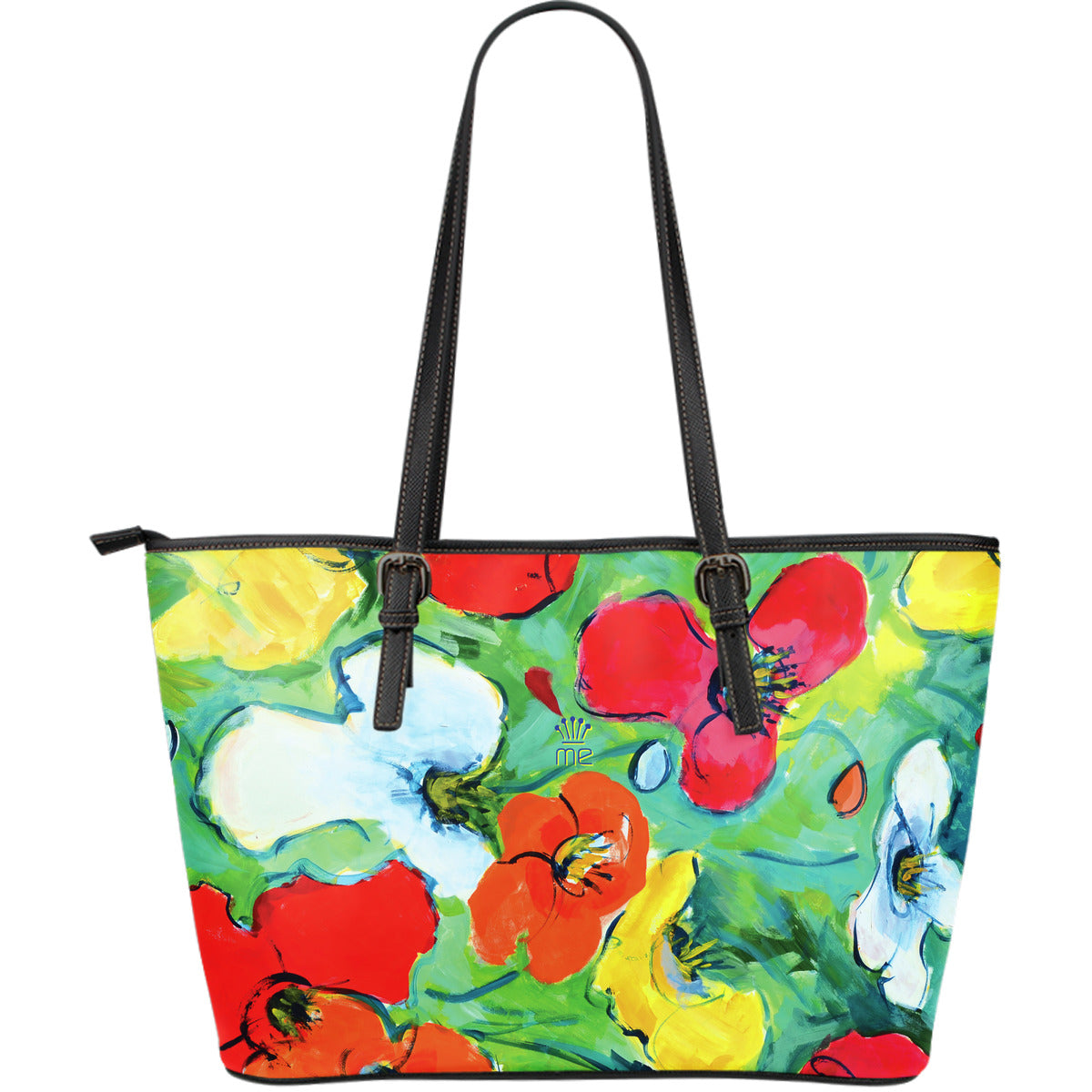 Flowers Large Tote Bag - JaZazzy 