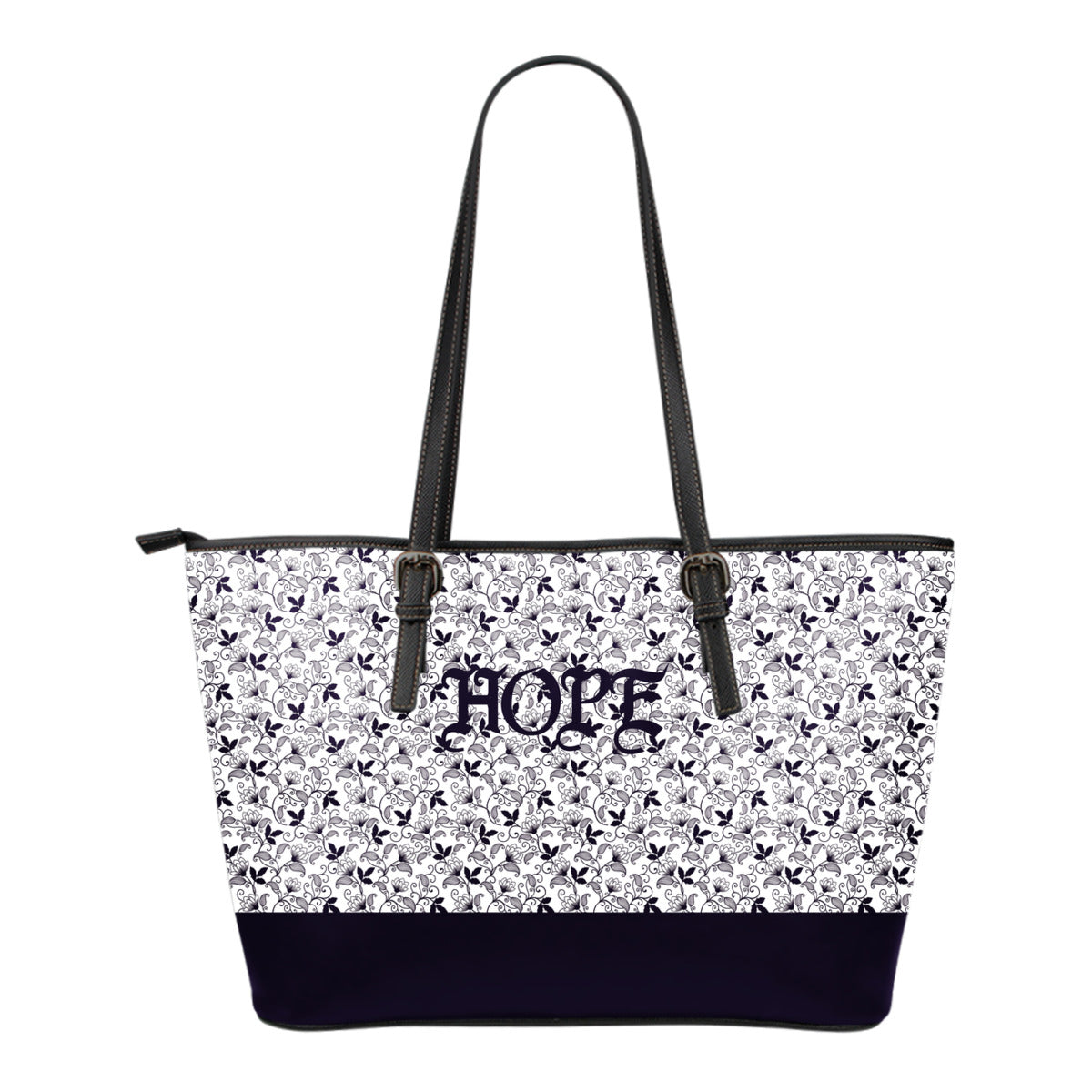 Hope Small leather tote bag - JaZazzy 