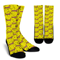 Thumbnail for Yellow socks dushund cute - JaZazzy 