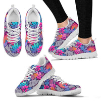Thumbnail for Boho Tropical Leaves Sneakers. - JaZazzy 