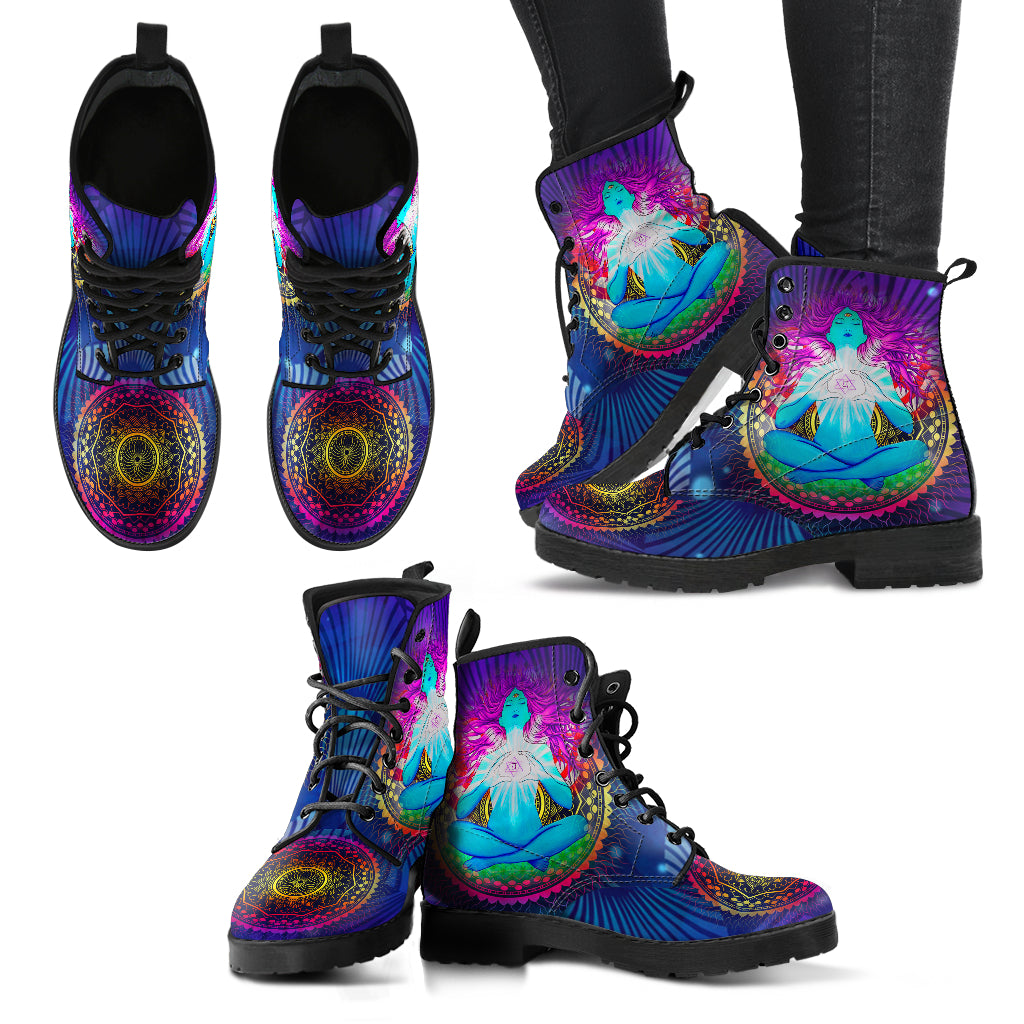 Sacred Goddess Handcrafted Boots - JaZazzy 