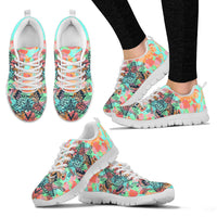 Thumbnail for Colorful Flower Butterfly Sneakers. - JaZazzy 