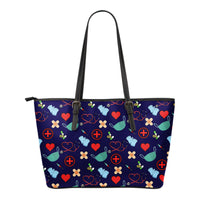 Thumbnail for Nursing Small Leather Tote Bag - JaZazzy 