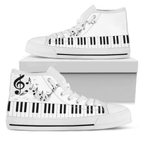 Thumbnail for Music Lovers High Top White - JaZazzy 