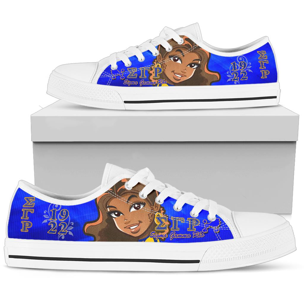 Blue and Gold Sneaker S3422