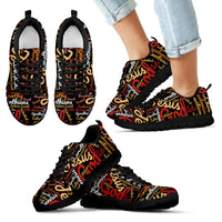 Thumbnail for Custom-Made Holy Bible Books Kid's Sneakers Black - JaZazzy 