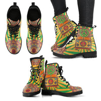 Thumbnail for Hippie Peace Van Handcrafted Boots - JaZazzy 