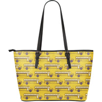 Thumbnail for Beep Beep Large Leather Tote Bag - JaZazzy 