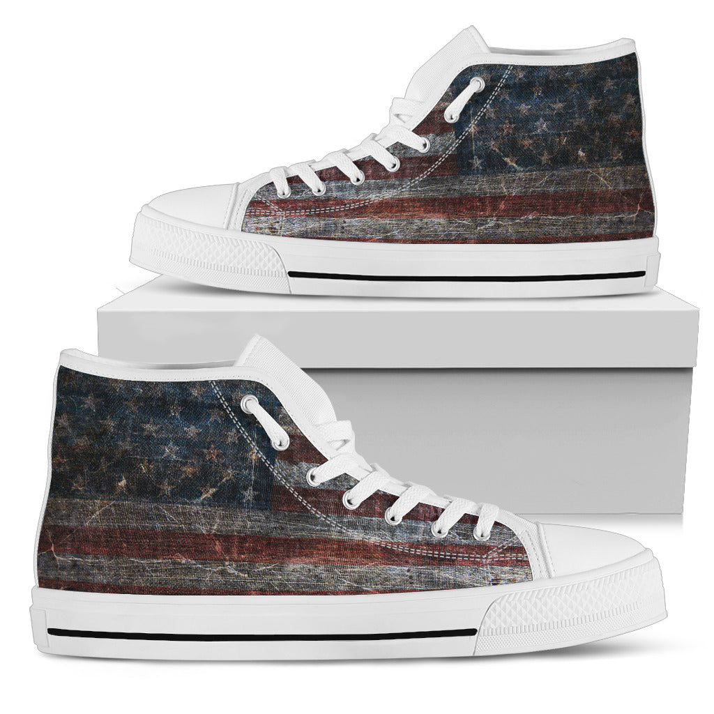 USA Flag Sneakers - JaZazzy 