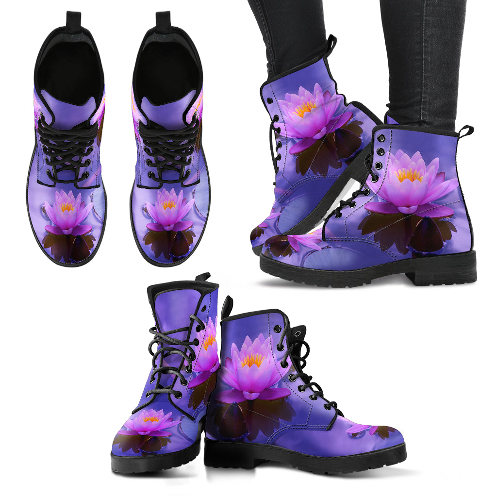 Beautiful Lotus Handcrafted Boots V2 - JaZazzy 