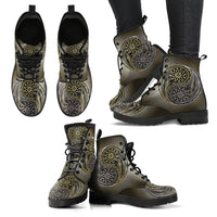 Thumbnail for YinYang Mandala 4 Handcrafted Boots - JaZazzy 