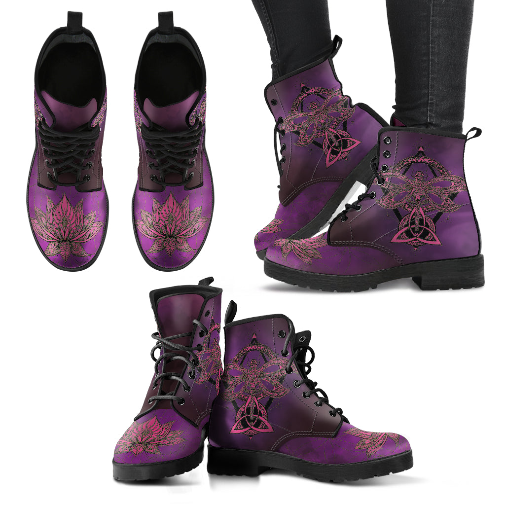 Dragonfly Lotus V11 Handcrafted Boots - JaZazzy 
