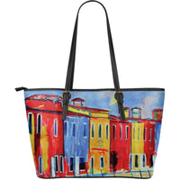 Thumbnail for Colored houses Large Tote Bag - JaZazzy 