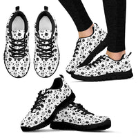 Thumbnail for Punky-Skull-Pattern Sneakers-010 Gold_Womens - JaZazzy 