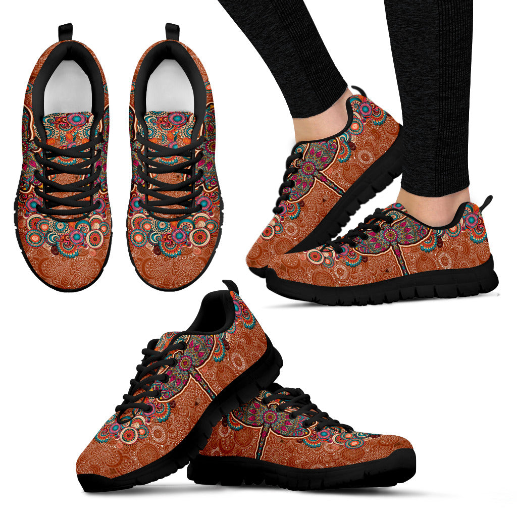 Paisley Dragonfly Sneakers - JaZazzy 