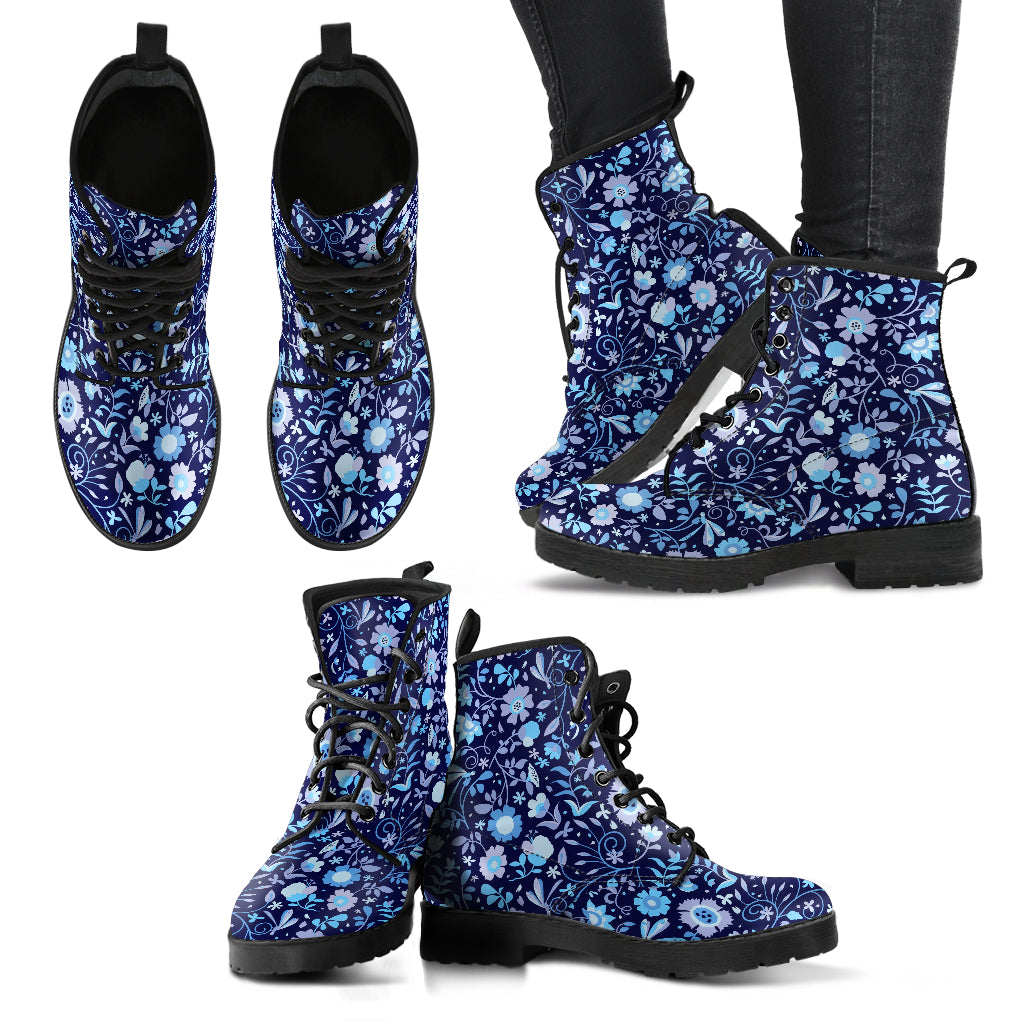HandCrafted Artistic Flower Boots - JaZazzy 