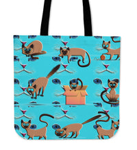 Thumbnail for Funny cat eyes Tote Bag - JaZazzy 