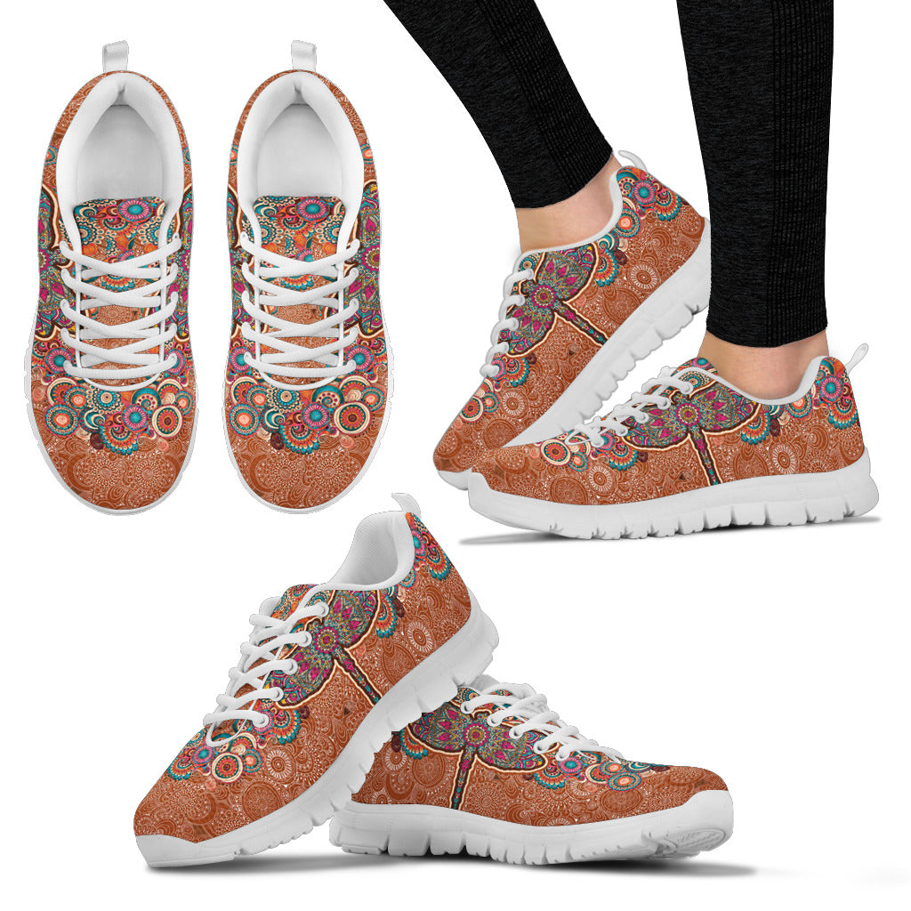 Paisley Dragonfly Sneakers. - JaZazzy 