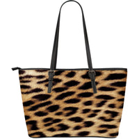 Thumbnail for Leopard Print Leather Large Handbag - JaZazzy 