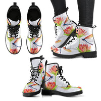 Thumbnail for HandCrafted Spring Lotus Dragonfly Boots - JaZazzy 