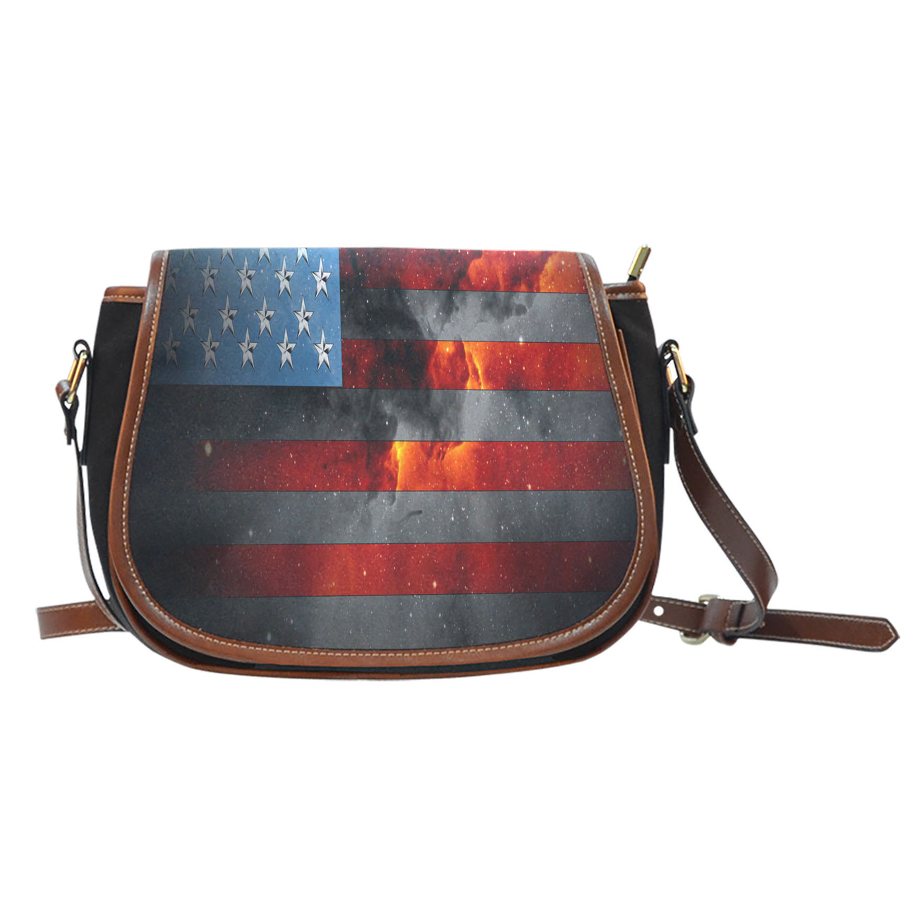 American Space Flag Saddle Bag - JaZazzy 