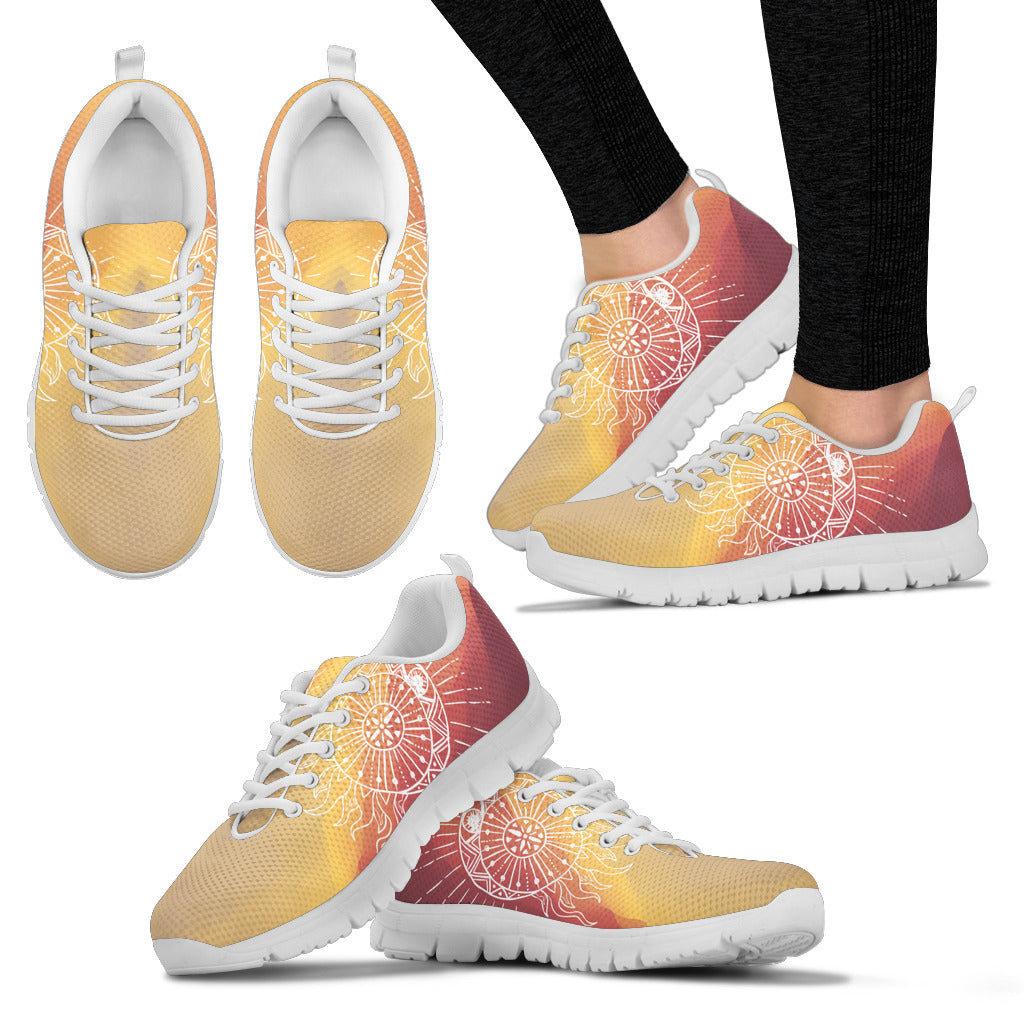 Womens Aztec Sun and Moon Sneakers. - JaZazzy 