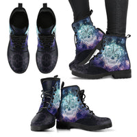 Thumbnail for Steampunk Skull Handcrafted Boots - JaZazzy 