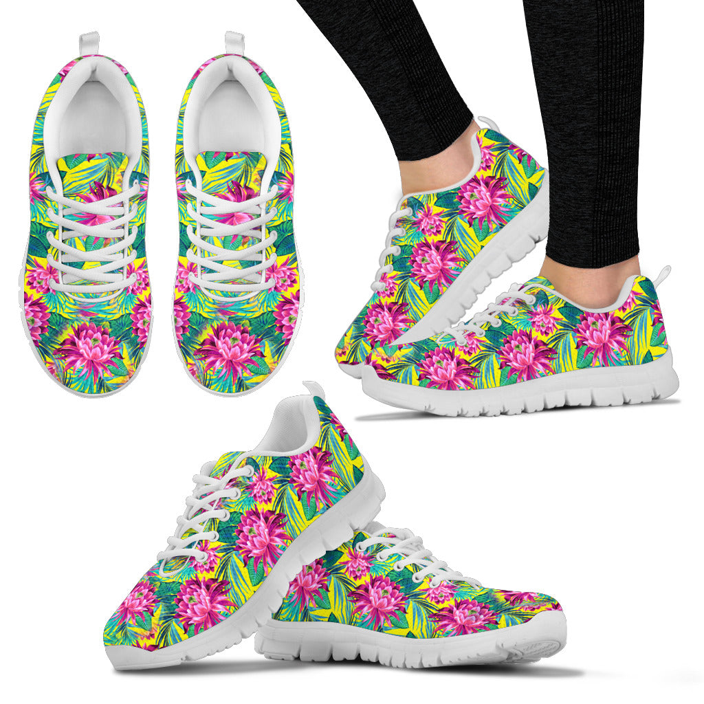 Colorful Lotus Sneakers. - JaZazzy 