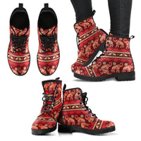 Thumbnail for Elephant Lotus Handcrafted Boots - JaZazzy 