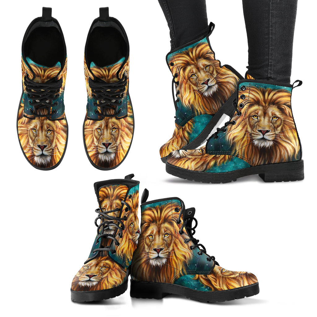 Lion Handcrafted Boots - JaZazzy 