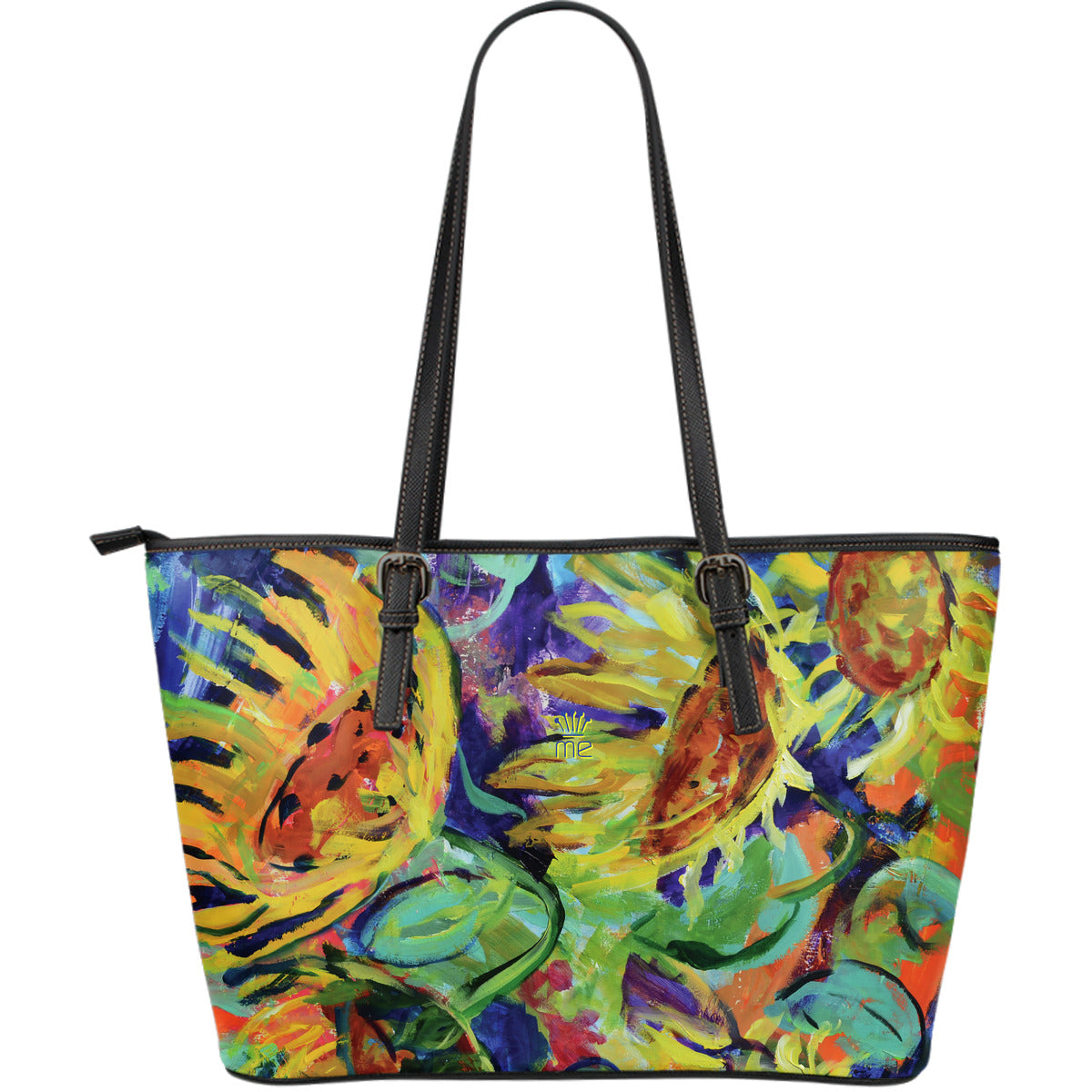 Colorful Leather Tote Bag - JaZazzy 