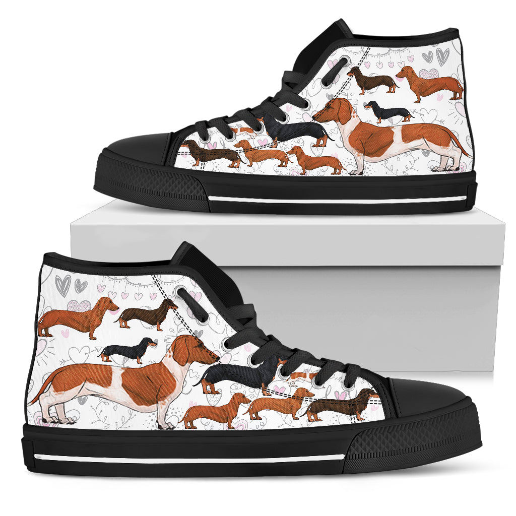 Dogs White High tops - JaZazzy 