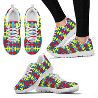 Thumbnail for Autism Pattern 3 Sneakers. - JaZazzy 