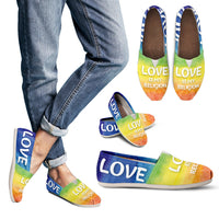 Thumbnail for Love Is My Religion Women's Casual Shoes - JaZazzy 