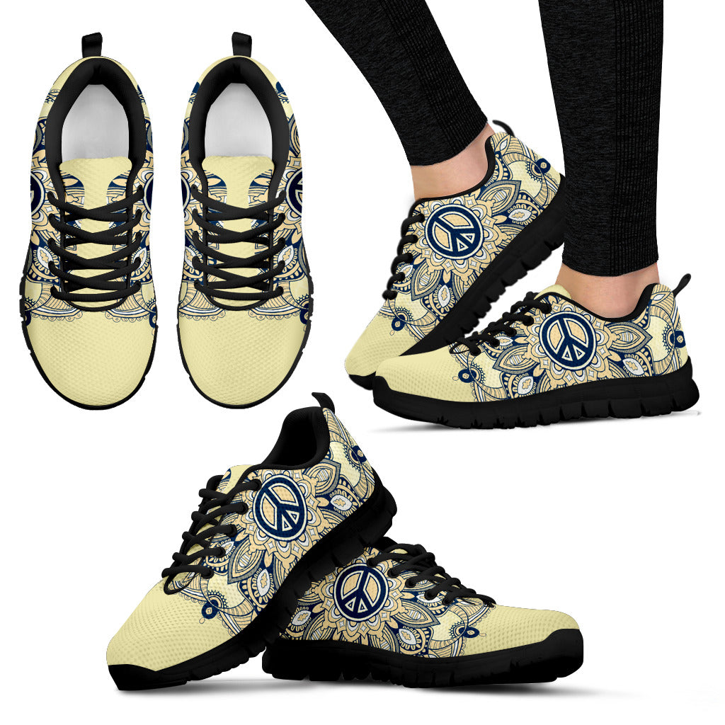 Womens Peace and Henna Sneakers - JaZazzy 
