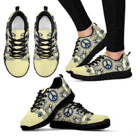 Thumbnail for Womens Peace and Henna Sneakers - JaZazzy 