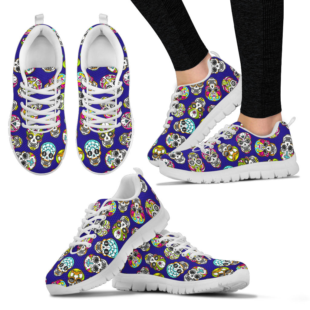 Coco inspired -Sugar Skull Sneakers-Women - JaZazzy 