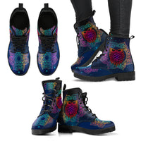 Thumbnail for Owl & Mandala Handcrafted Boots - JaZazzy 