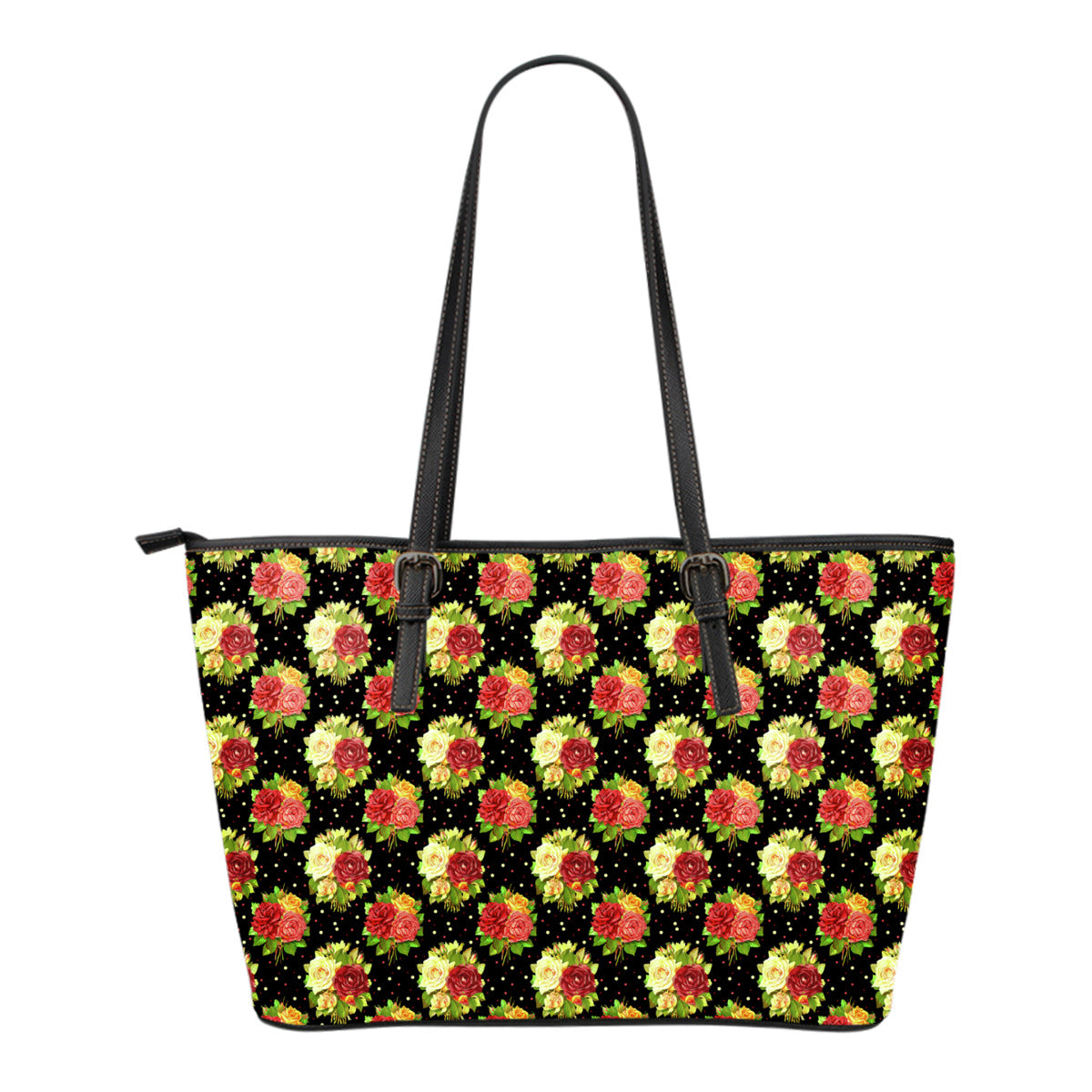 Vintage Roses Eco-Leather Tote - JaZazzy 