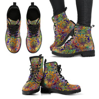 Thumbnail for Colorful Geometric Handcrafted Boots - JaZazzy 