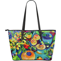 Thumbnail for Colorful Leather Tote Bag - JaZazzy 