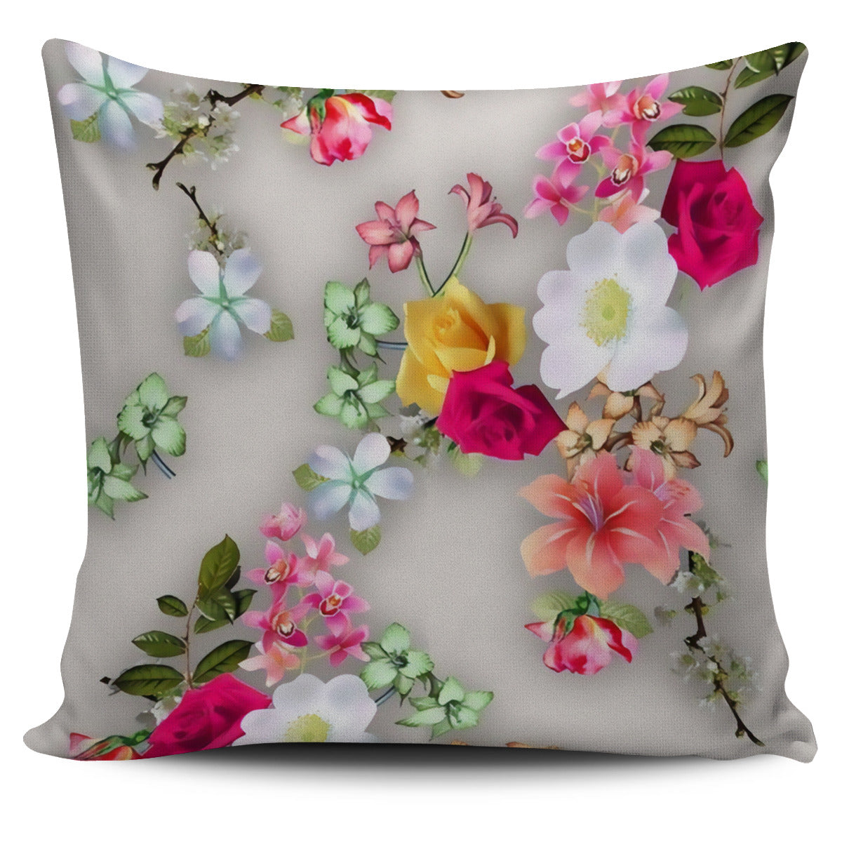 3d Flowers Cushion Cover