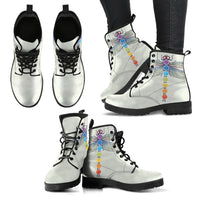 Thumbnail for Chakra and Dragonfly 1 Handcrafted Boots - JaZazzy 