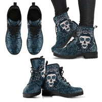 Thumbnail for Sugar Skull 4 Handcrafted Boots - JaZazzy 
